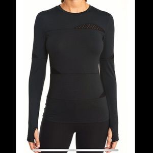 Lukka Lux Camille Long Sleeve in Black Onyx, Large